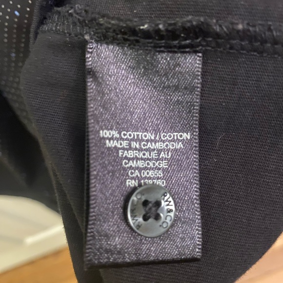 RW&Co polo, Black with pattern - size L - Picture 5 of 5